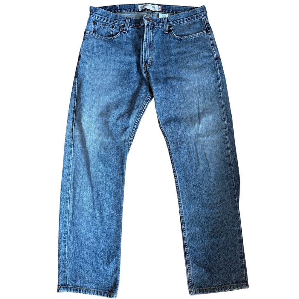 Levi’s Men’s 527 Low Boot Cut Blue Jeans 34 x 30